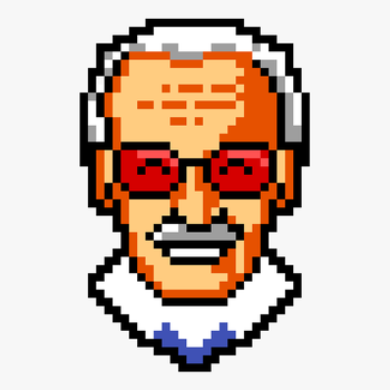 Stan Lee Pixel Art, transparent png download