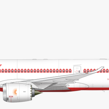 Air India Flight Png, transparent png download