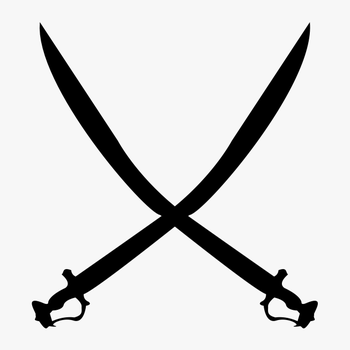 Crossed Swords Rubber Stamp 
 Class Lazyload Lazyload - Crossed Swords Transparent Background, transparent png download