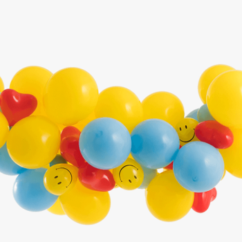Transparent Balloon Emoji Png - Blue And Yellow Balloons Png, transparent png download