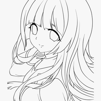Anime Lines Png - Anime Female Mouth Drawing, transparent png download