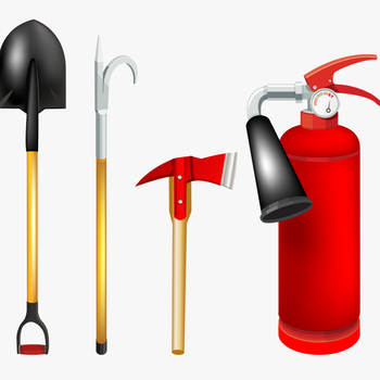 Firefighter Firefighting Tool Clip Art - Firefighter Tools Clipart, transparent png download
