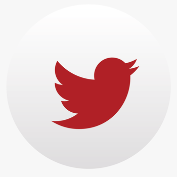 Twitter Logo Png Transparent Background Red - Twitter Logo Transparent, transparent png download