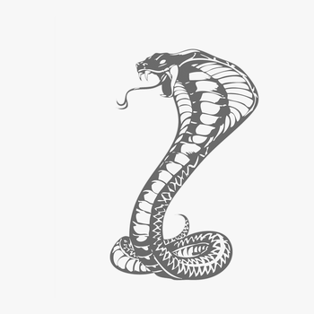 Cobras King Cobra Snakes Tattoo Snake Drawing Clipart - Khon Kaen United F.c., transparent png download