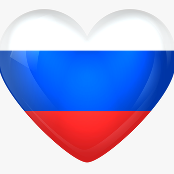 #russia #france #flag #heart #worldcup #worldfootball - Russian Flag Heart Png, transparent png download