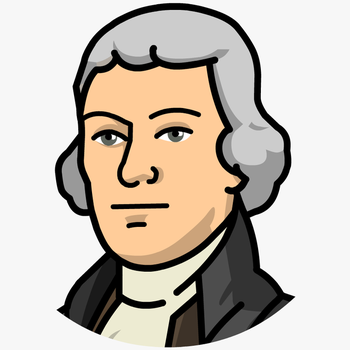 Clipart Thomas Jefferson Cartoon - Thomas Jefferson Clipart, transparent png download