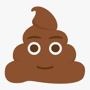 Poo Emoji - Animated Poop Emoji, transparent png download