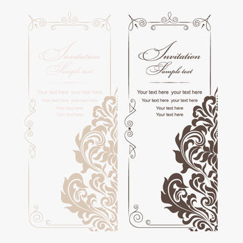 And Style Vintage Wedding Invitations American Vector - Wedding Invitation Vector Png, transparent png download