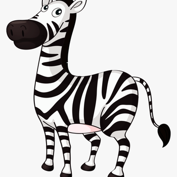 Zebra Clip Art - Zebra Eating Grass Clipart, transparent png download