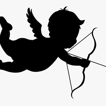 Cupid Silhouettes Png Clipart Pictureu200b Gallery - Cupid Clipart, transparent png download