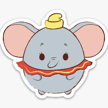 Sticker Disney Dumbo Png, transparent png download