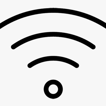 Black Wifi Logo Transparent Background Png - Wifi Line Icon Png, transparent png download