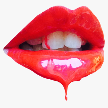 Vector Lips Drip - Png Lip Dripping Transparent, transparent png download