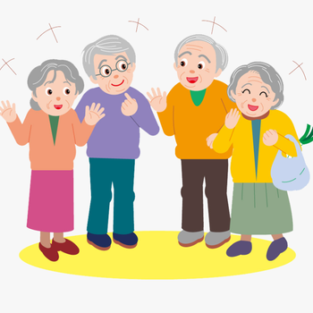 Old People Party Png - Elderly Clipart Png, transparent png download